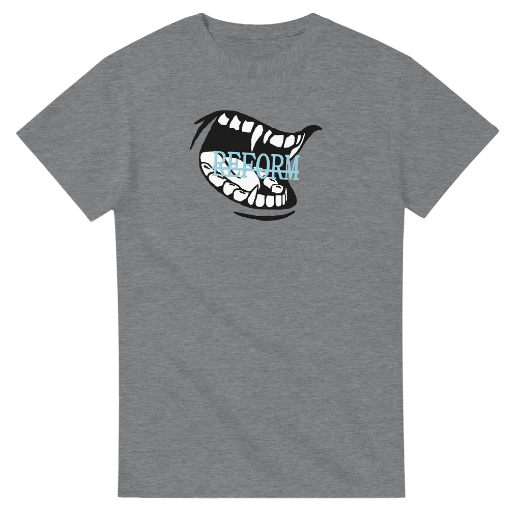 Edgy Vampire Smile Cotton T-Shirt | Daily Comfort Top | Heavyweight Classic Fit