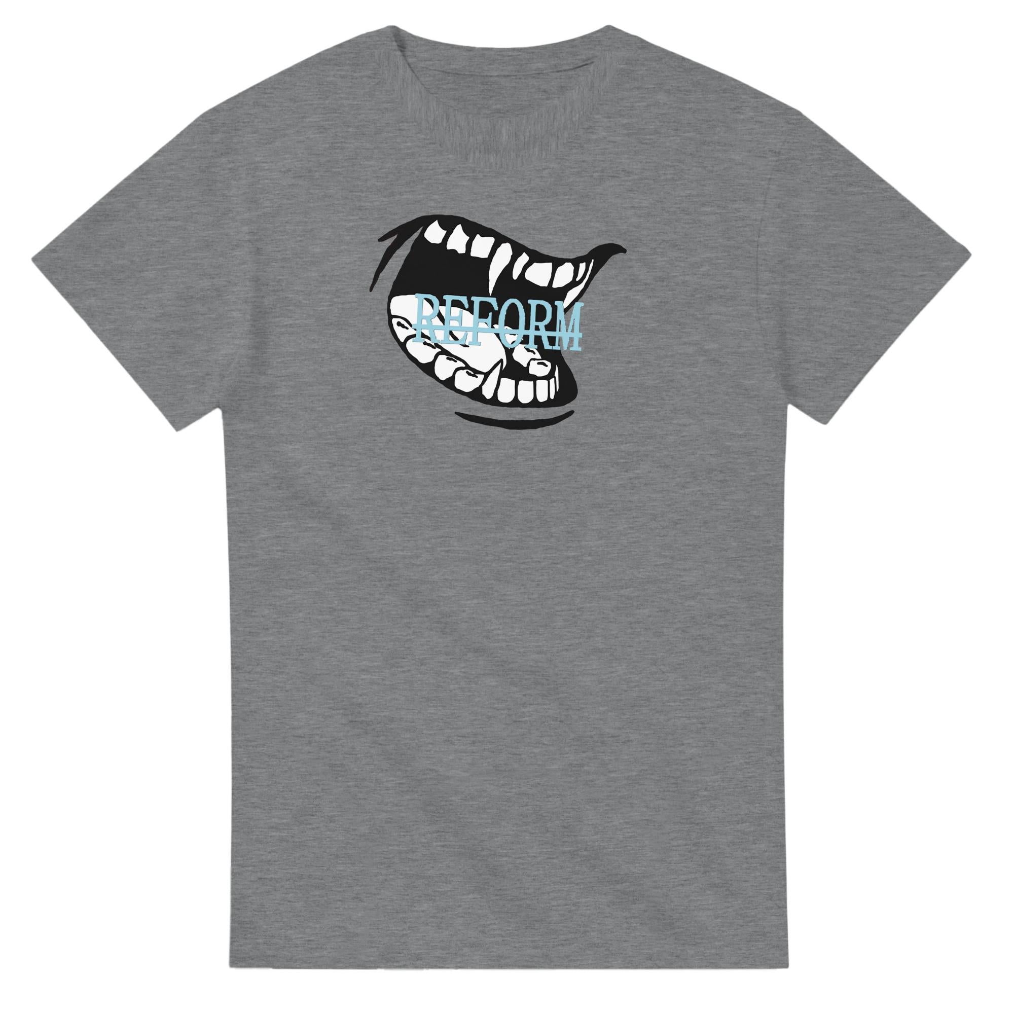Edgy Vampire Smile Cotton T-Shirt | Daily Comfort Top | Heavyweight Classic Fit