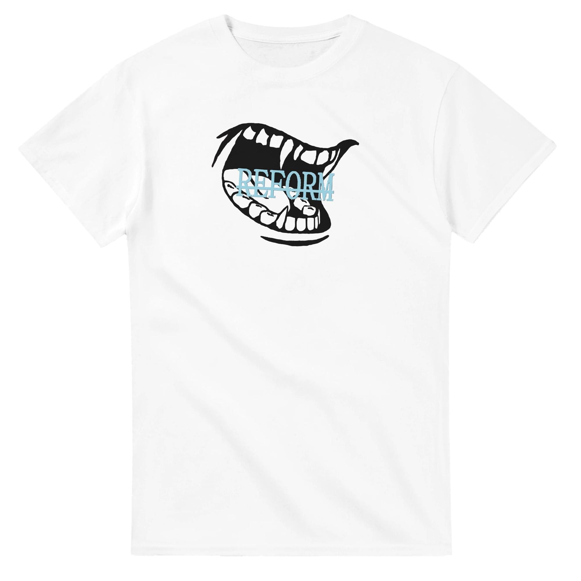 Edgy Vampire Smile Cotton T-Shirt | Daily Comfort Top | Heavyweight Classic Fit