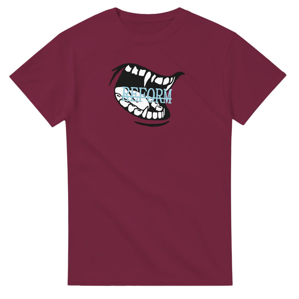 Edgy Vampire Smile Cotton T-Shirt | Daily Comfort Top | Heavyweight Classic Fit