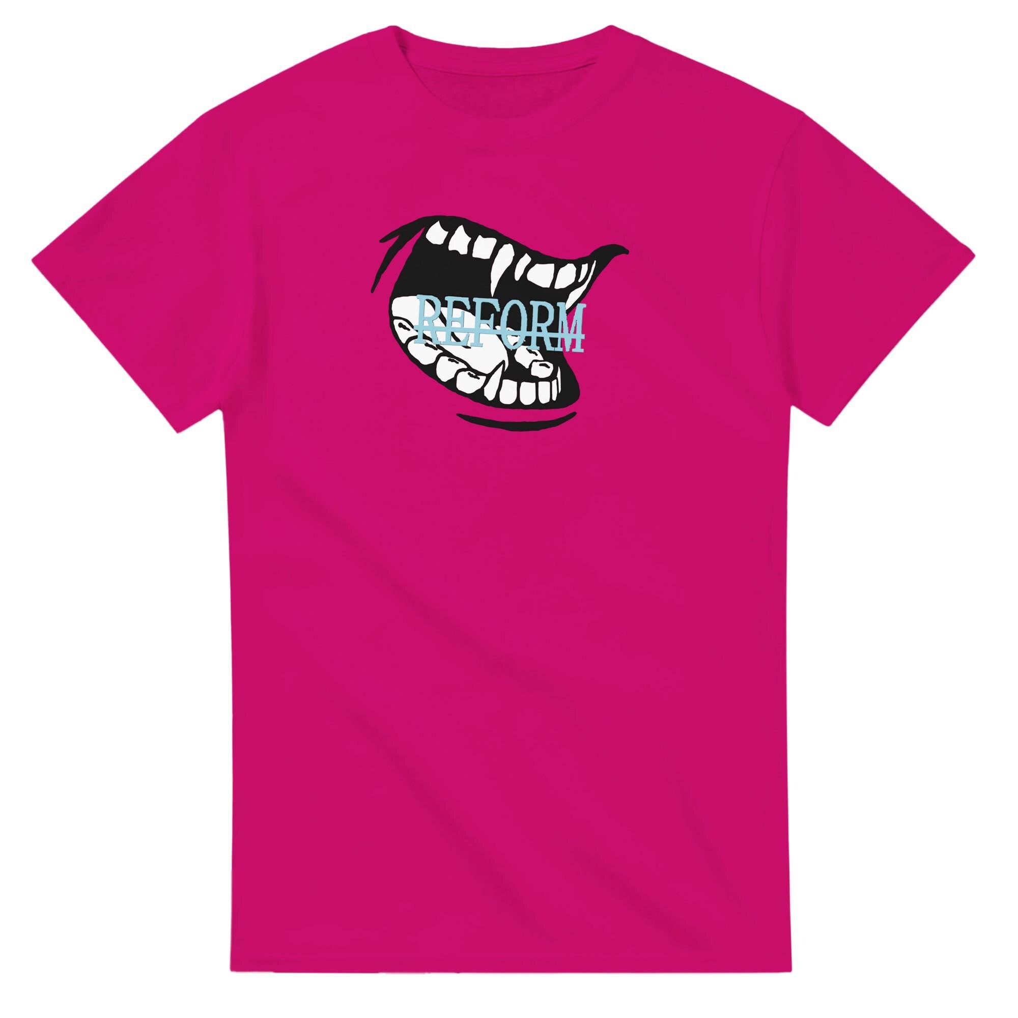 Edgy Vampire Smile Cotton T-Shirt | Daily Comfort Top | Heavyweight Classic Fit
